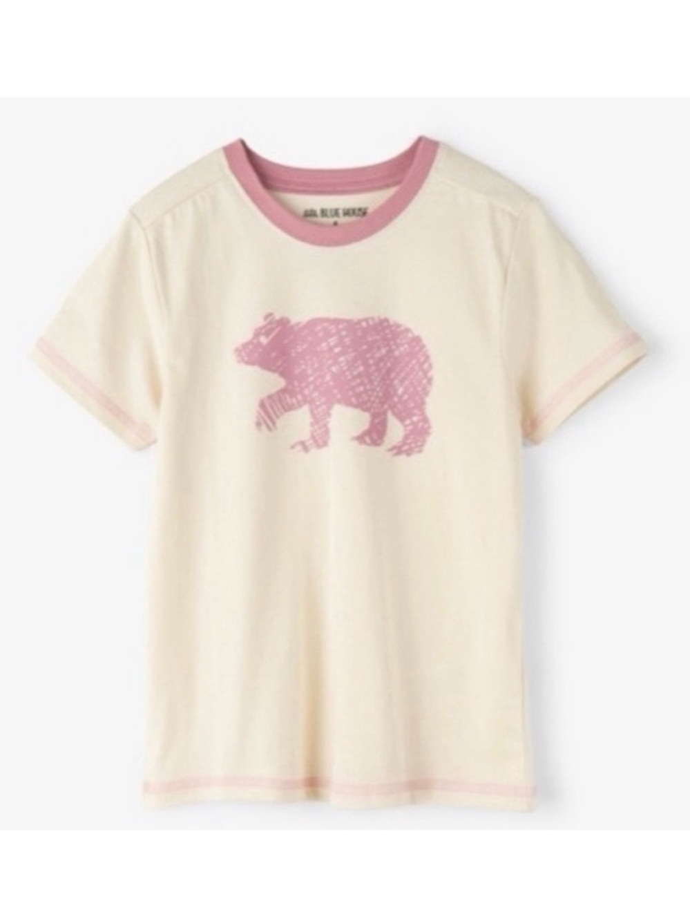 Kids Short Sleeve Bear Graphic Tee | Size 8